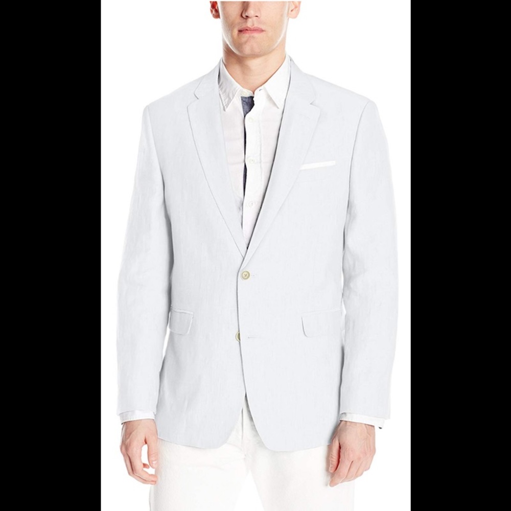 Tommy Hilfiger White Linen Sport Coat